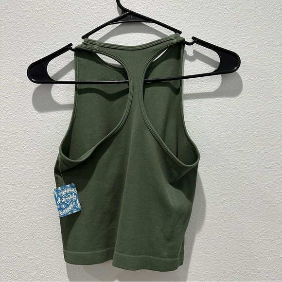 NWT Free People Haley Racerback Brami Army sold out - Picture 3 of 4